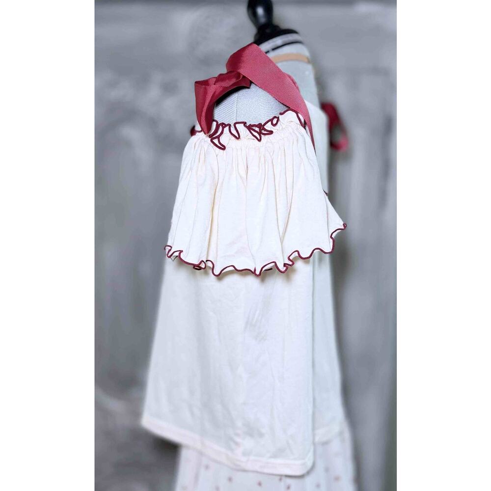 Liz Lisa Off Shoulder Ribbon Print Top Jfashion Gyaru Himekaji Shoujo Girl Japan - Picture 6 of 15